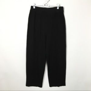 Cappagallo black sweatpants lounge wear PXL